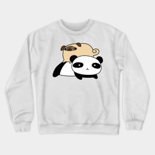 Pug and Panda Crewneck Sweatshirt